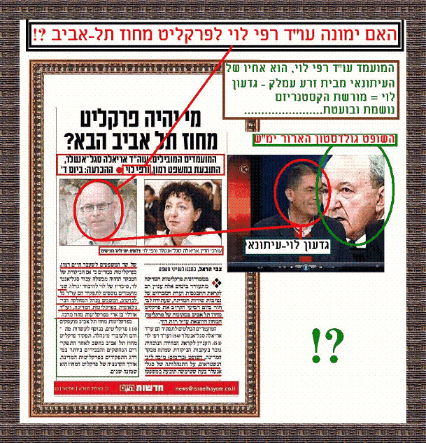 רפי לוי תמונה נדירה של פרקליט שפנפן הבורח מהמצלמות