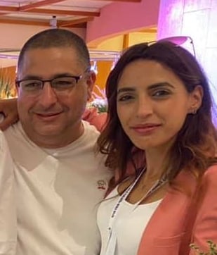 ליאן מארי אפריים עם בן זוגה עדי כרמלי
