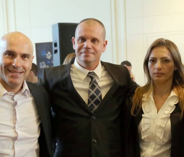 אושרית הימן ינון הימן ואפי נוה בהשבעה של אושרית