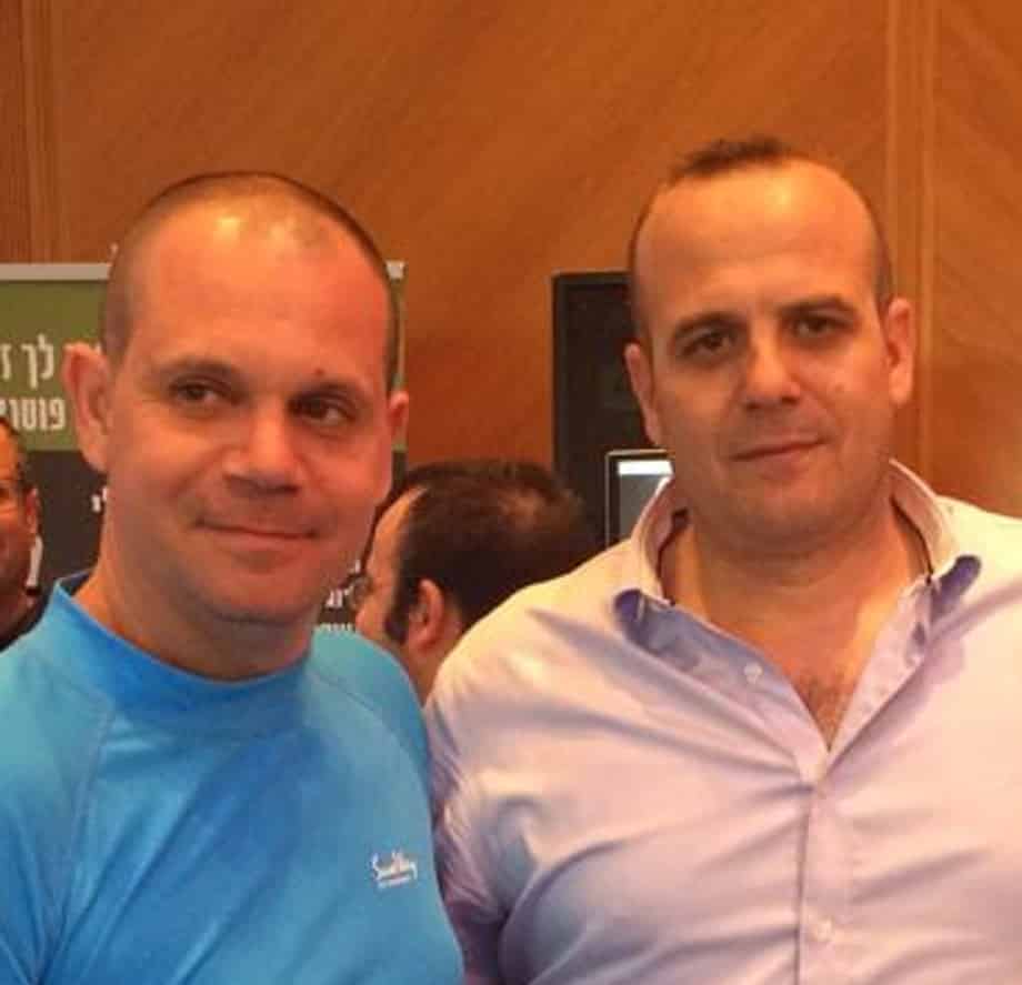 קמיל עטילה מימין ראש צוות חיסול בפרקליטות עם יזיזו ינון הימן