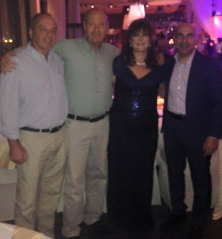 אפי נוה עם אמיר גור בחתונה של אופירה גולומב ב 2014