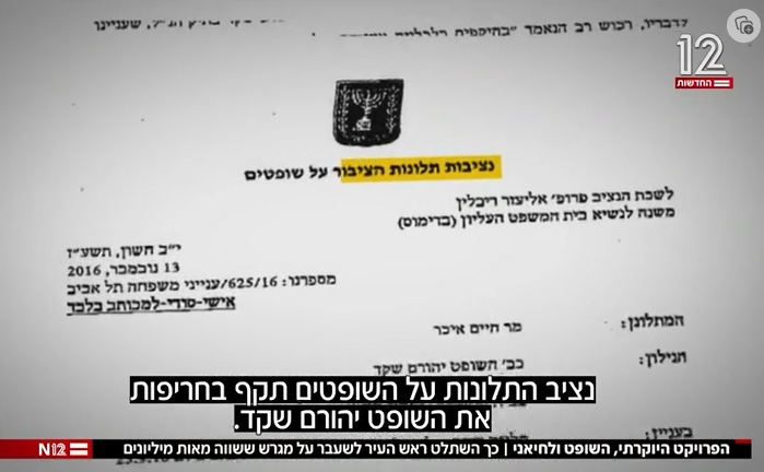 נתלש ריבלין על יהורם שקד תלונה של חיים איכר 625-16 13-11-2016