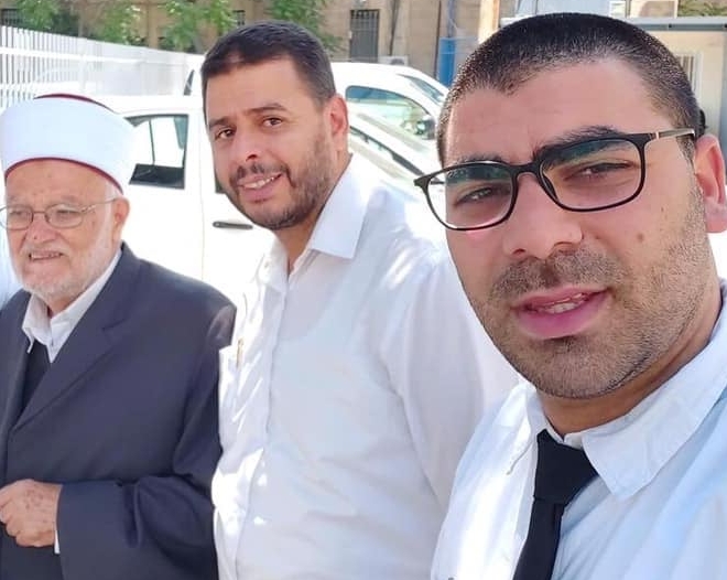 חמזה קוטינה וחאלד אזברגה שמייצגים את המופתי שמגייס שהידים עכרמה סברי