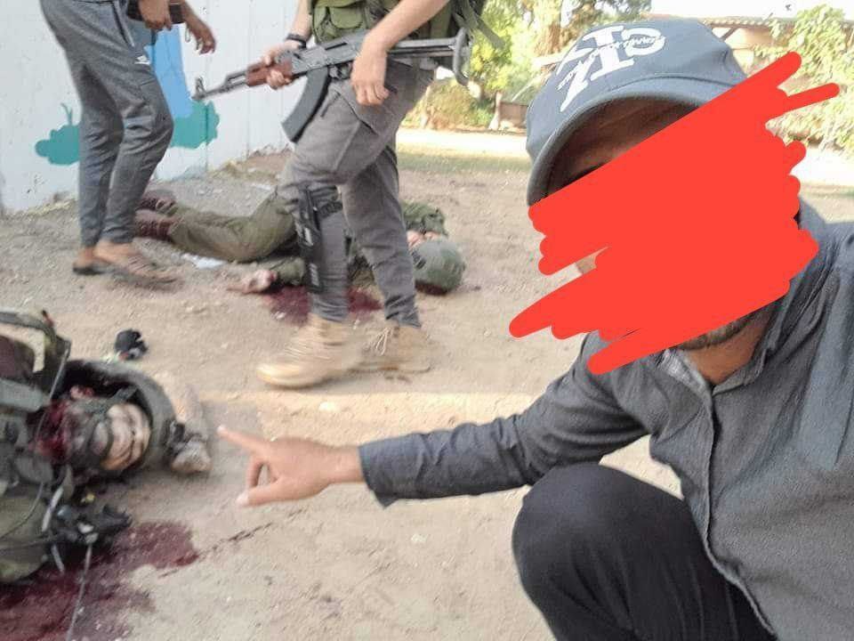 קטל חיילים במוצבים מוצג לראווה בערוצי החמאס כניצחון חרבות ברזל 7-10-2023 (2)