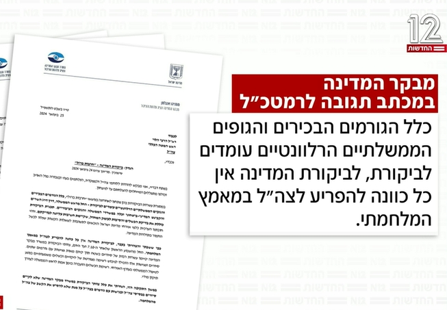 מתניהו אנגלמן מזהיר את רונן בר ודדי ברנע שהוא יחקור אותם יסודית