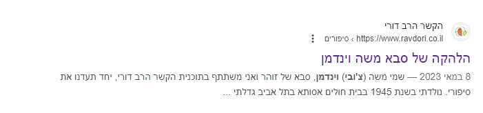 צ'ובי וינדמן סיפר הכל לנכדות שלו במסגרת עבודות שורשים שהועלו לאינטרנט