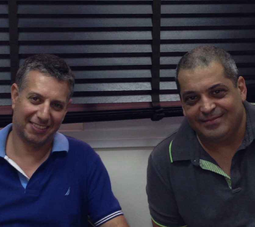רונן שחר ושותפו יוסי רוזנשטיין