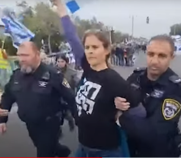 שקמה ברסלר נעצרת על הטרדת שוטרים 2023