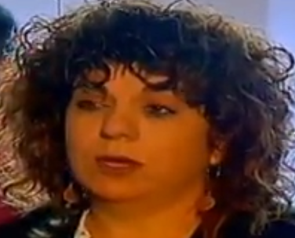 רונית עמיאל ביום בו הורשע הניא קצב באונס שהיא תפרה לו