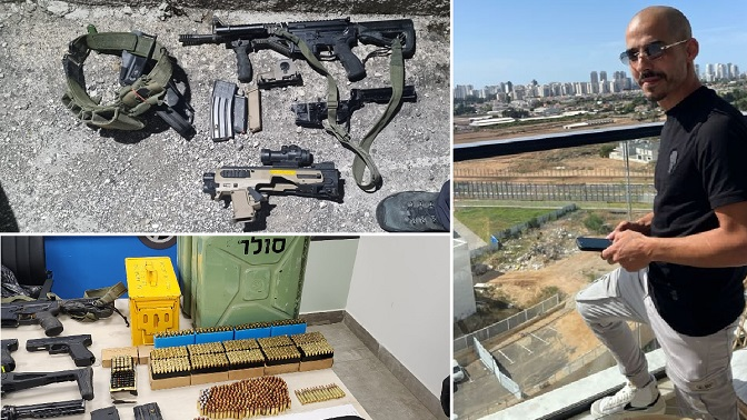 רועי יפרח וכלי הנשק שאגר בבית