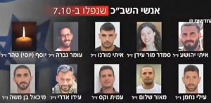 10 סוכני שבכ שנשחטו ביום חרבות הברזל